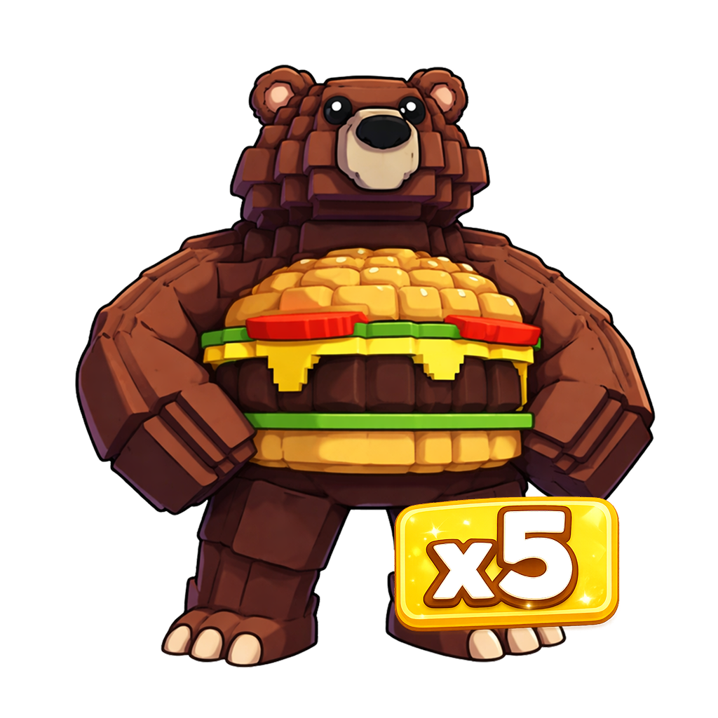 5x Burgerini Bearini