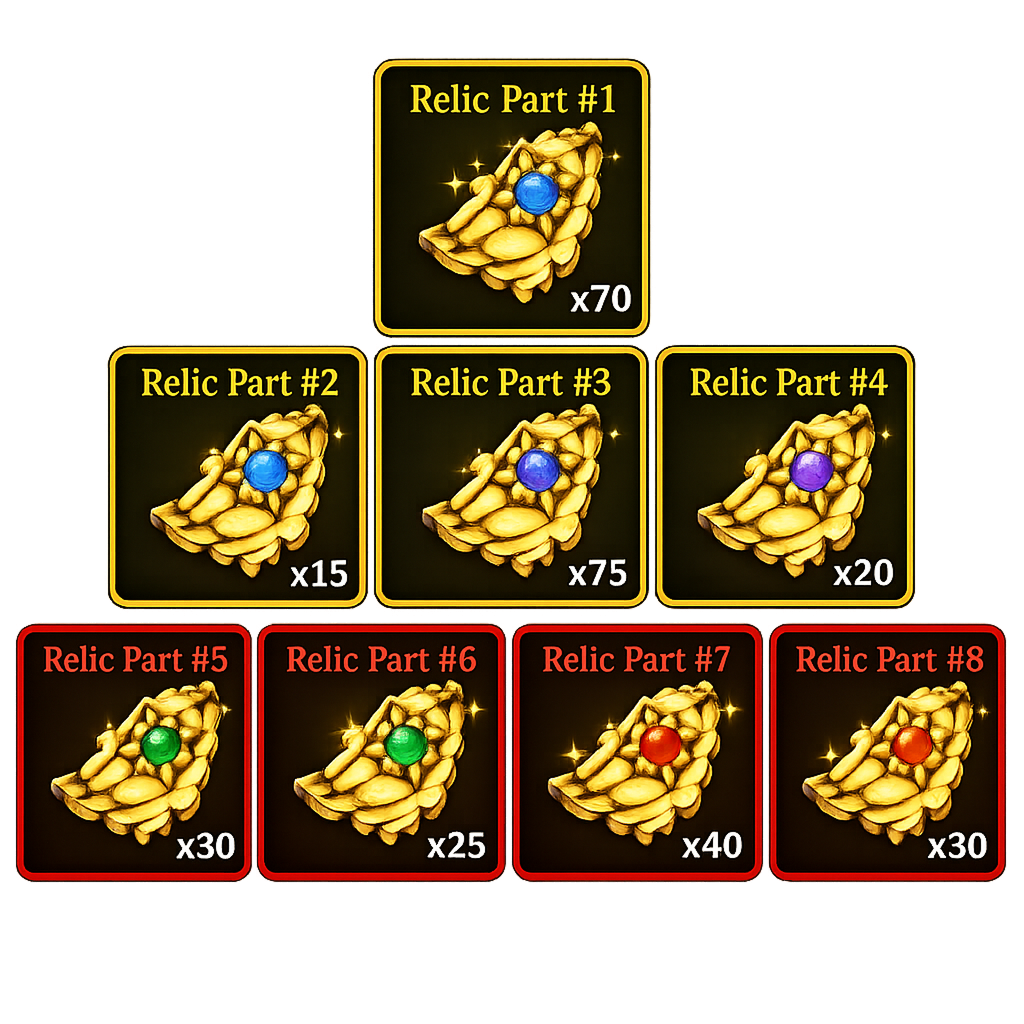 Relic Set 1-8
